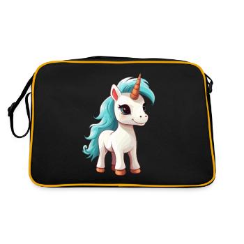 Unicorn Lover - Love Mythical Creature - - Sac Retro - noir/or - Dos