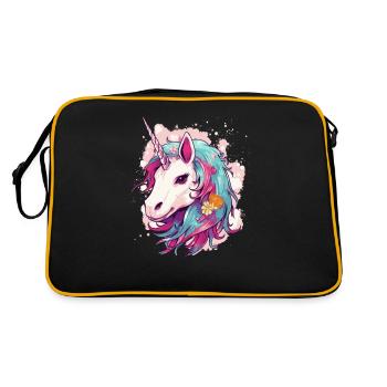 Unicorn Lover - Love Mythical Creature - - Sac Retro - noir/or - Dos