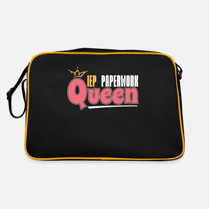 IEP Paperwork Queen Special Education Teacher Retro Tasche