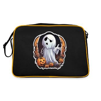 Ghost Ghost Costume Ghost Halloween Ghost - Retro Bag - black/gold - Back