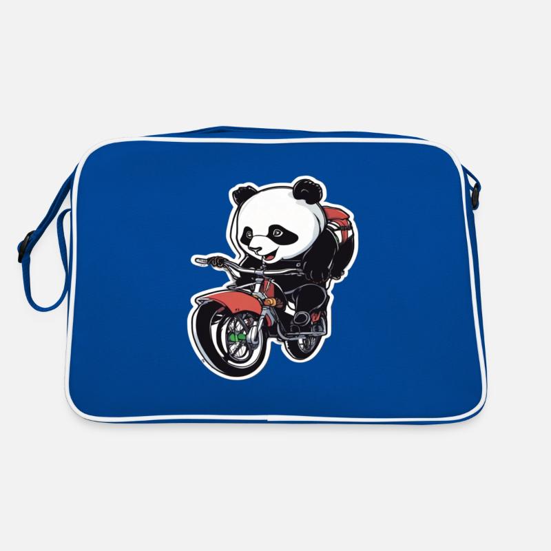 Panda Vélo Vélo Panda Sac Retro
