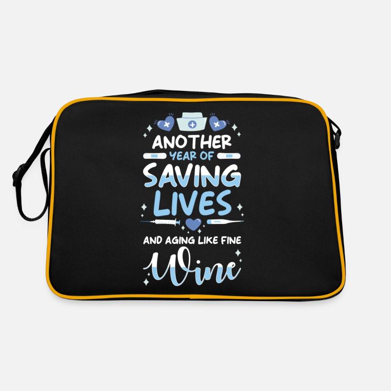 Krankenschwester Geburtstagsgeschenk Retro Tasche