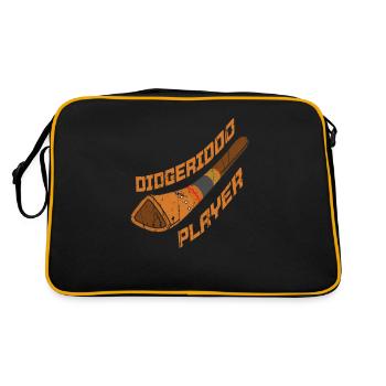 Didgeridoo Player - Musik - Retro Bag - black/gold - Back