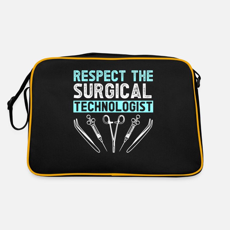 Respektieren Sie Den Chirurgischen Technologen - Retro Tasche