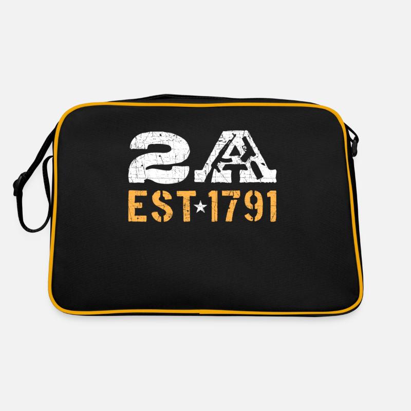 2A Est 1791 2e amendement à la Constitution Sac Retro