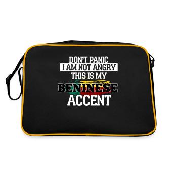 Burkina Faso - Sac Retro - noir/or - Dos