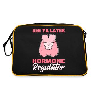 See Ya Later Hormone Regulator Thyroid Cancer - Retro Bag - black/gold - Back
