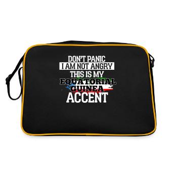 Gambia - Retro Bag - black/gold - Back