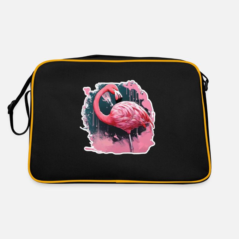 Flamingos Retro Tasche