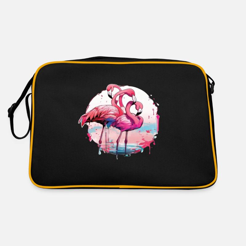 Flamants roses Sac Retro