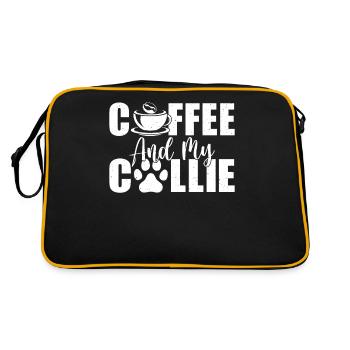 Cadeaux Collie - Sac Retro - noir/or - Dos
