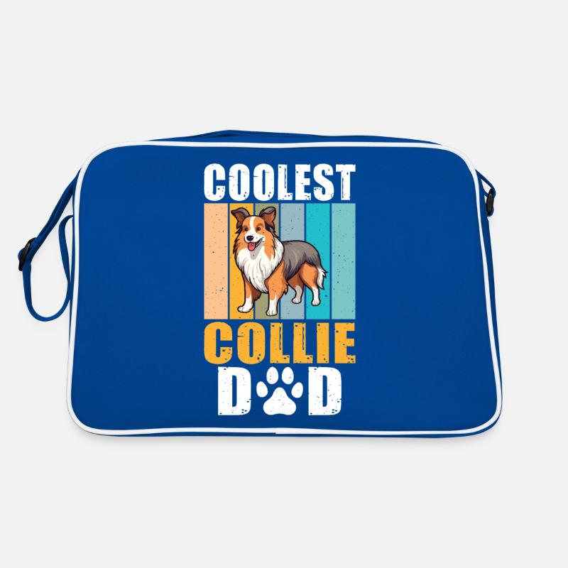 Collie Gifts Retro Tasche