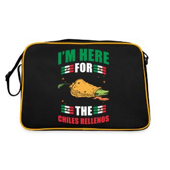 Chiles Rellenos Cuisine mexicaine Mexique - Sac Retro - noir/or - Dos