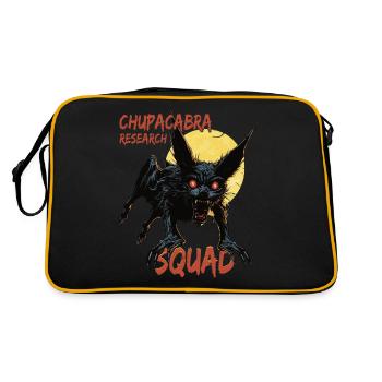 "Chupacabra Research Squad" Mythical - Retro Bag - black/gold - Back