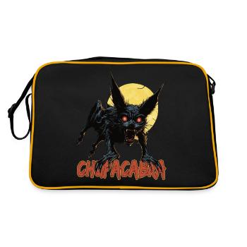Mythical Monster – Cryptic Monster - Retro Bag - black/gold - Back