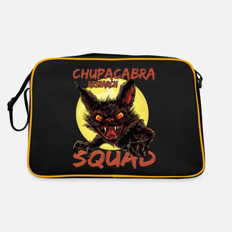 „Chupacabra Research Squad“ Mythisches Monster, Retro Tasche