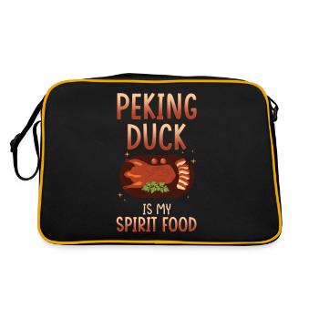 Le canard laqué est mon plat préféré - Sac Retro - noir/or - Dos