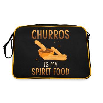 Les churros sont mon plat préféré - Sac Retro - noir/or - Dos