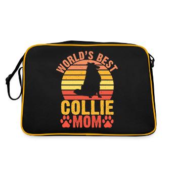 Cadeaux Collie - Sac Retro - noir/or - Dos