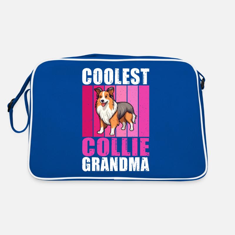 Collie Gifts Retro Tasche