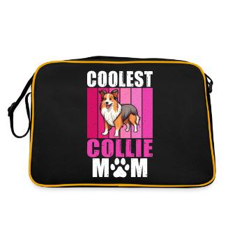 Cadeaux Collie - Sac Retro - noir/or - Dos