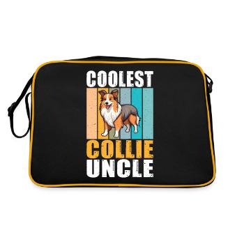 Cadeaux Collie - Sac Retro - noir/or - Dos