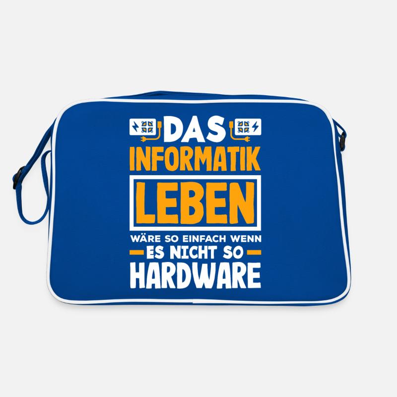 Informatiker Spruch Software Entwickler Nerd IT Retro Tasche