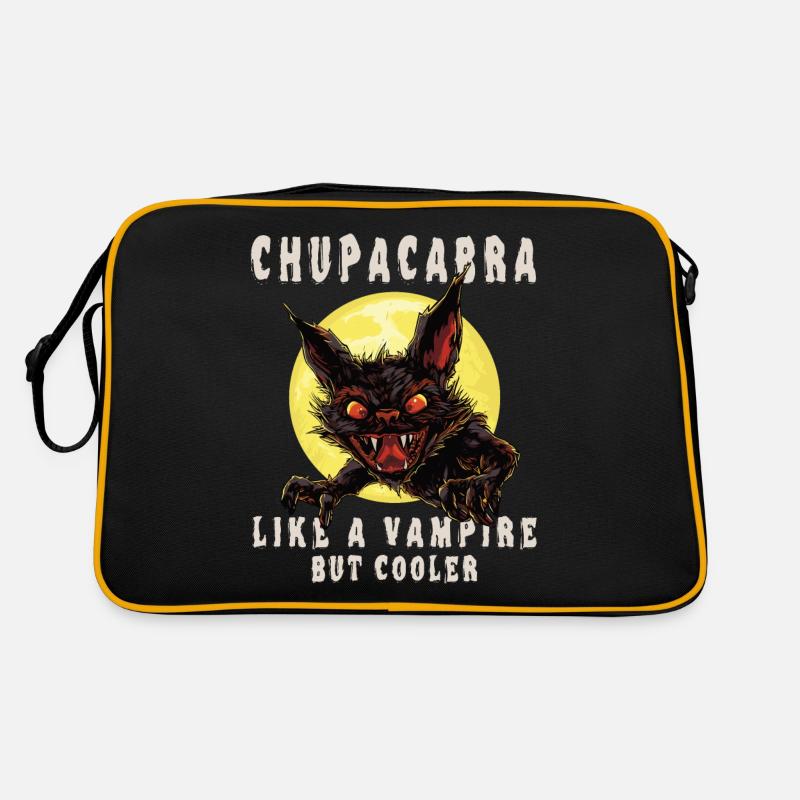 Chupacabra Wie Ein Vampir, Aber Cooler - Kryptid Retro Tasche