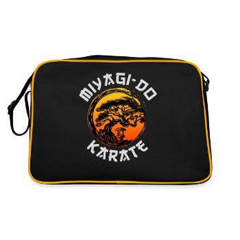 Miyagi do Karate - Retro Tasche - Schwarz/Gold - Hinten