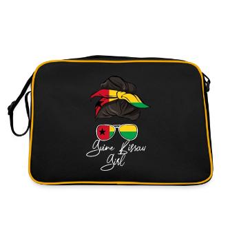 Guinée-Bissau - Sac Retro - noir/or - Dos