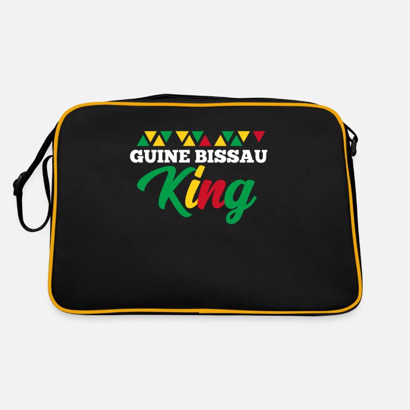 Guinée-Bissau - Sac Retro - noir/or