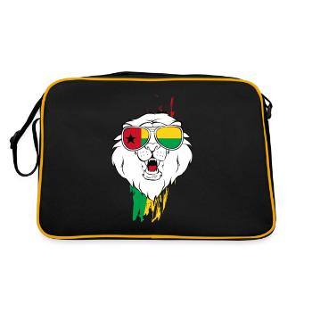 Guinée-Bissau - Sac Retro - noir/or - Dos