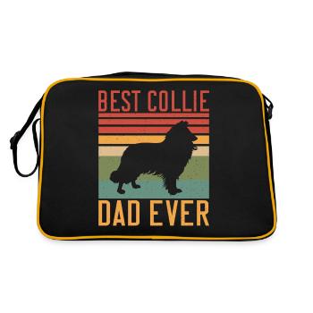 Cadeaux Collie - Sac Retro - noir/or - Dos