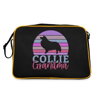 Cadeaux Collie - Sac Retro - noir/or - Dos
