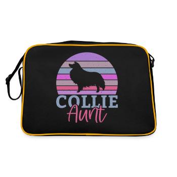 Cadeaux Collie - Sac Retro - noir/or - Dos