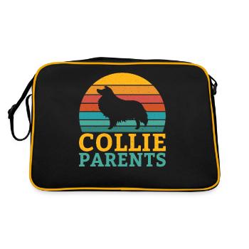 Cadeaux Collie - Sac Retro - noir/or - Dos