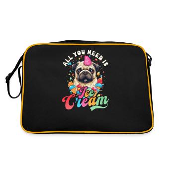 Le besoin du vendeur de crème glacée est de la crème glacée - Sac Retro - noir/or - Dos