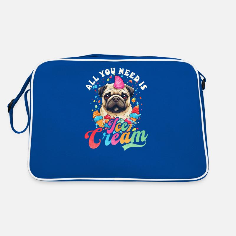 Eisverkäufer brauchen Eiscreme Retro Tasche