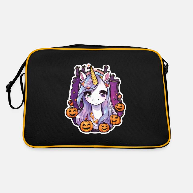 Licorne Halloween Licornes Licorne Helloween Sac Retro