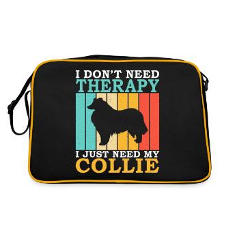 Cadeaux Collie - Sac Retro - noir/or - Dos