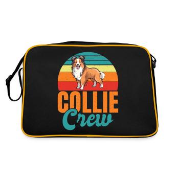 Cadeaux Collie - Sac Retro - noir/or - Dos