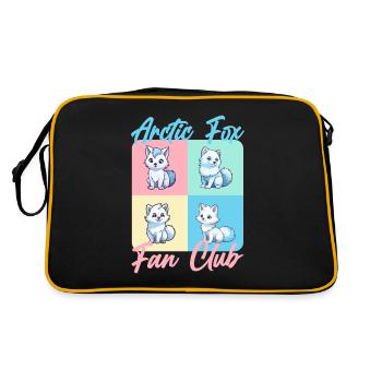 Renard polaire Renard des glaces Renard arctique - Sac Retro - noir/or - Dos