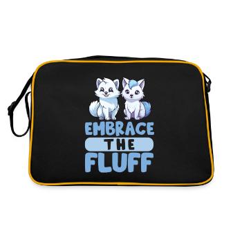 Renard polaire Renard des glaces Renard arctique - Sac Retro - noir/or - Dos
