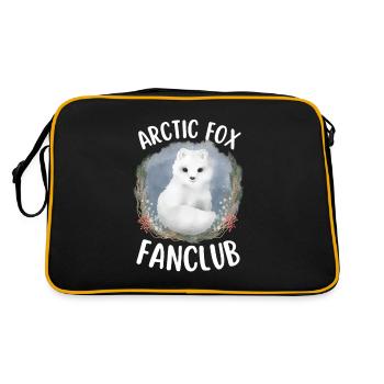 Renard polaire Renard des glaces Renard arctique - Sac Retro - noir/or - Dos