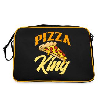 Pizza King - Sac Retro - noir/or - Dos