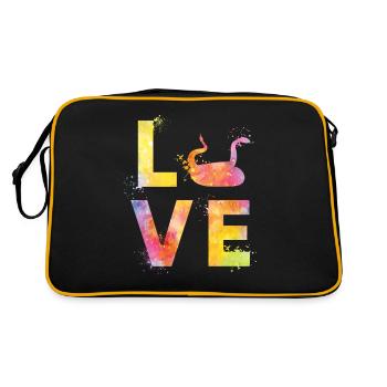 Les serpents aiment - Sac Retro - noir/or - Dos