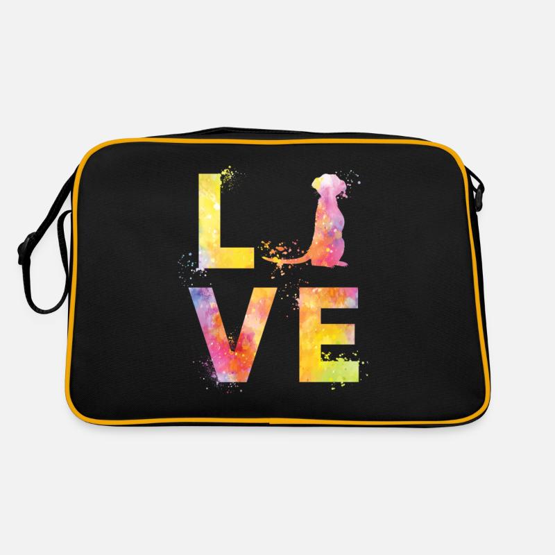 L’amour des suricates Sac Retro
