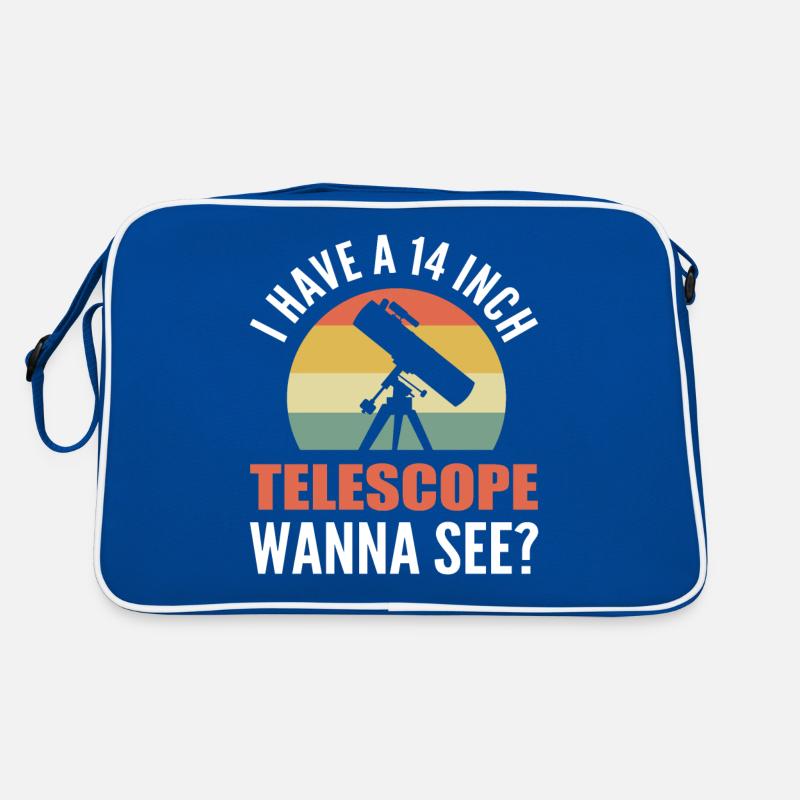 Ich habe ein 14-Zoll-Teleskop Willst du es sehen? Retro Tasche