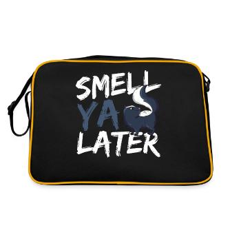 Smell Ya Later Skunk Lover - Sac Retro - noir/or - Dos