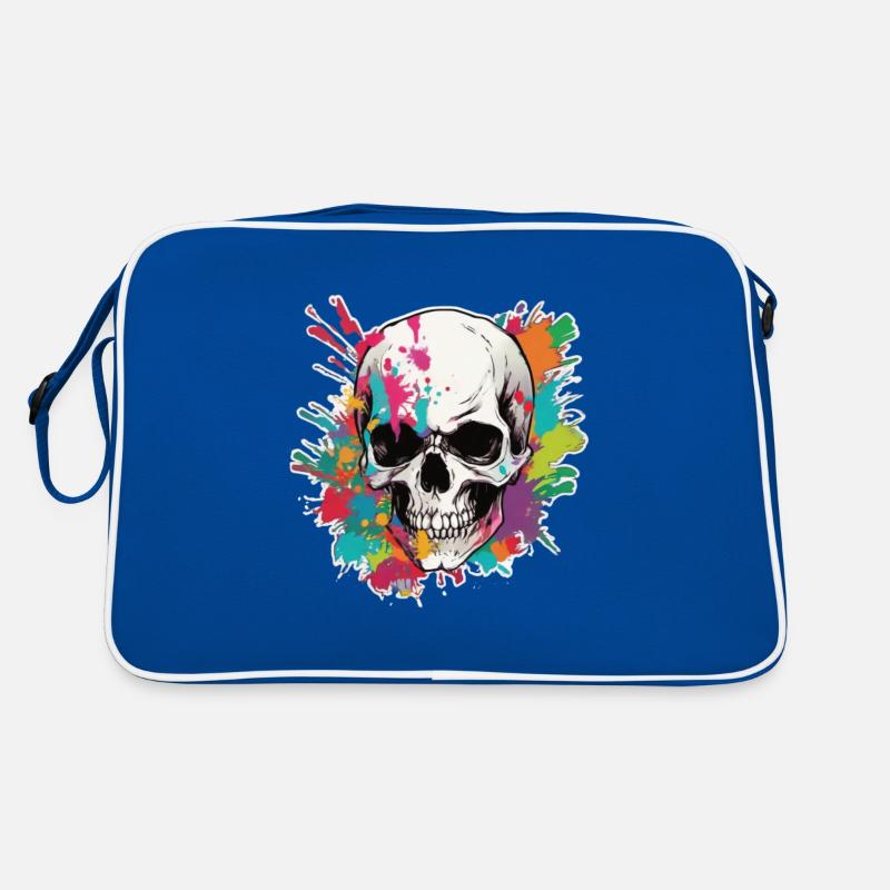 Skulls Skull Skull Skull Bones Retro Bag